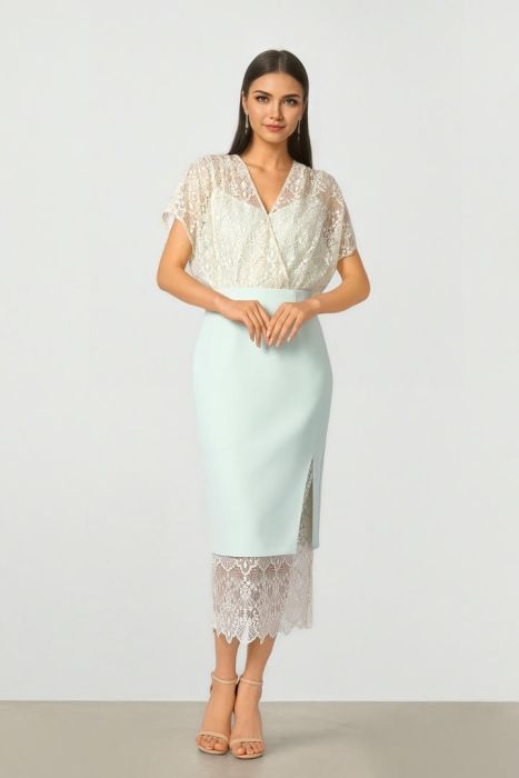 Lace Insert Skirt