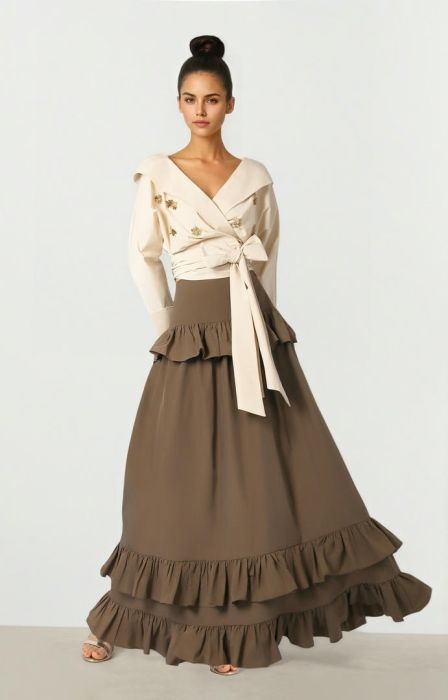 Tiered Ruffle Skirt