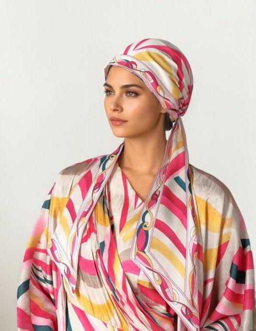 Printed Crepe Bandana
