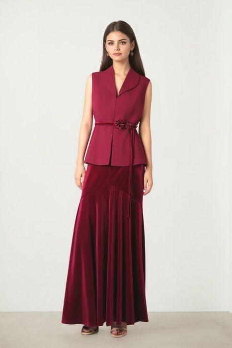 HIGH WAISTED MAXI SKIRT