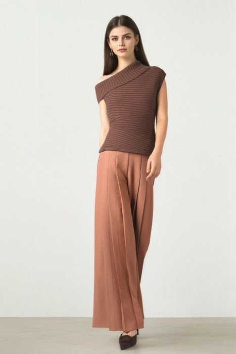 High Waisted Pleated Pants