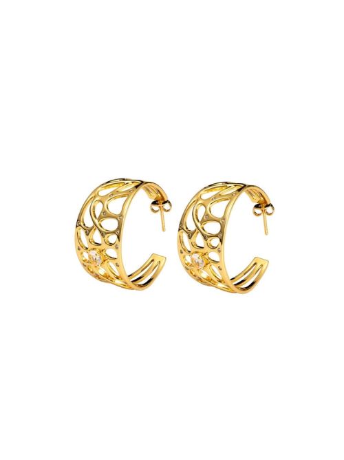 Sculpted Hoop Earrings