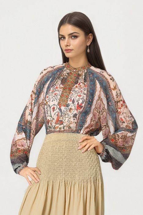 Printed Loose Top