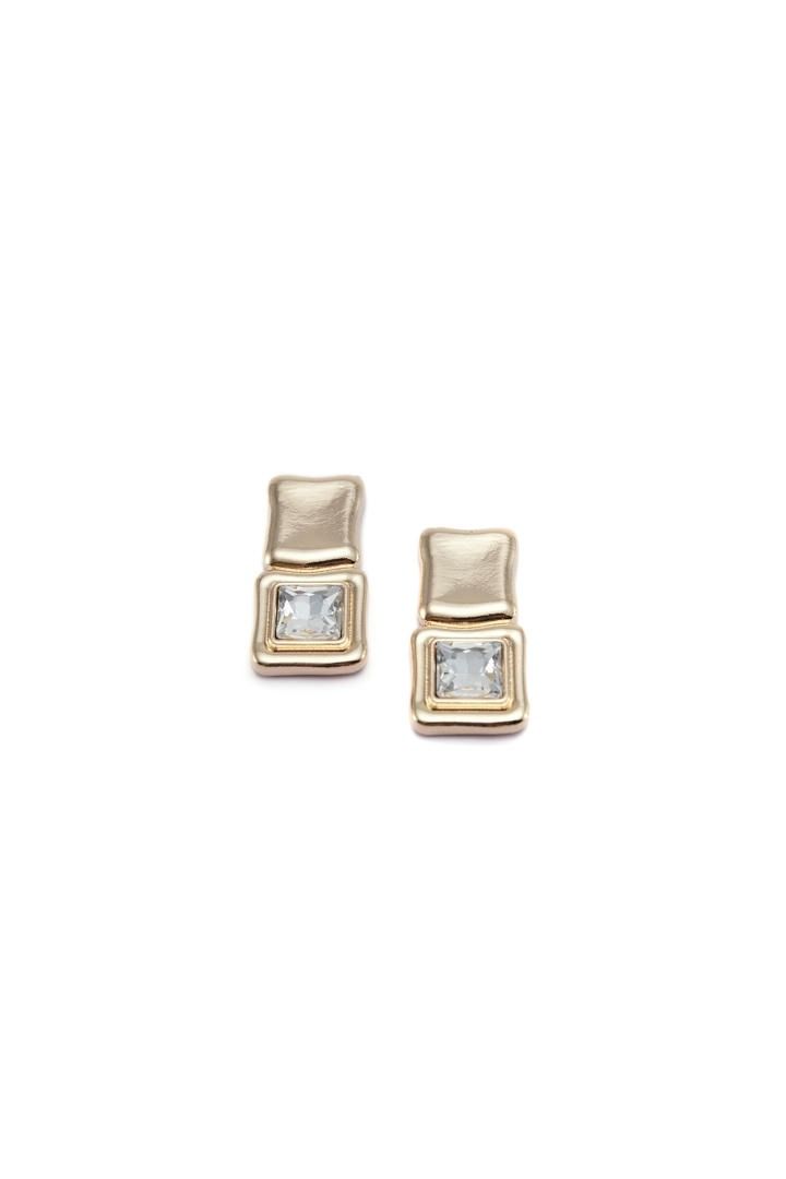 Double Drop square Earrings
