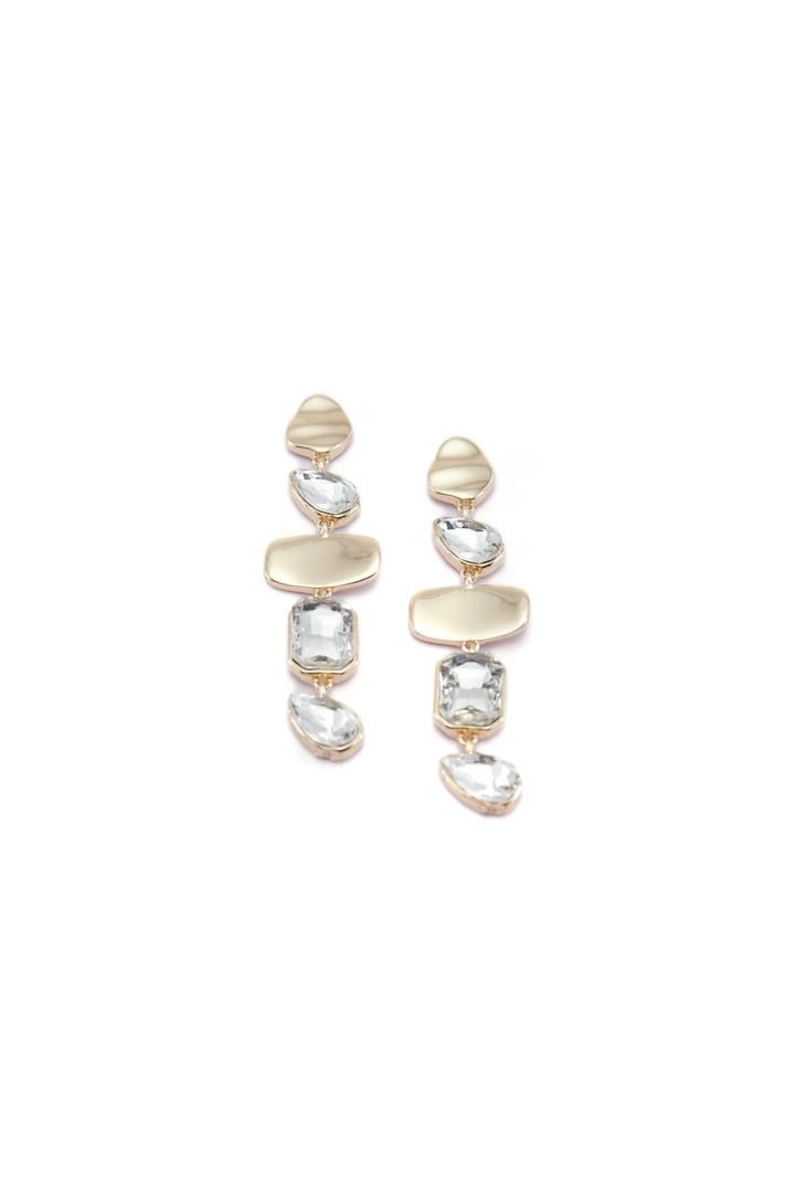 Long Drop crystal Earrings