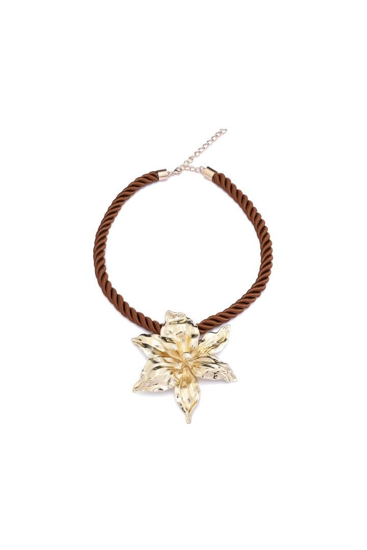 Golden floral Necklace