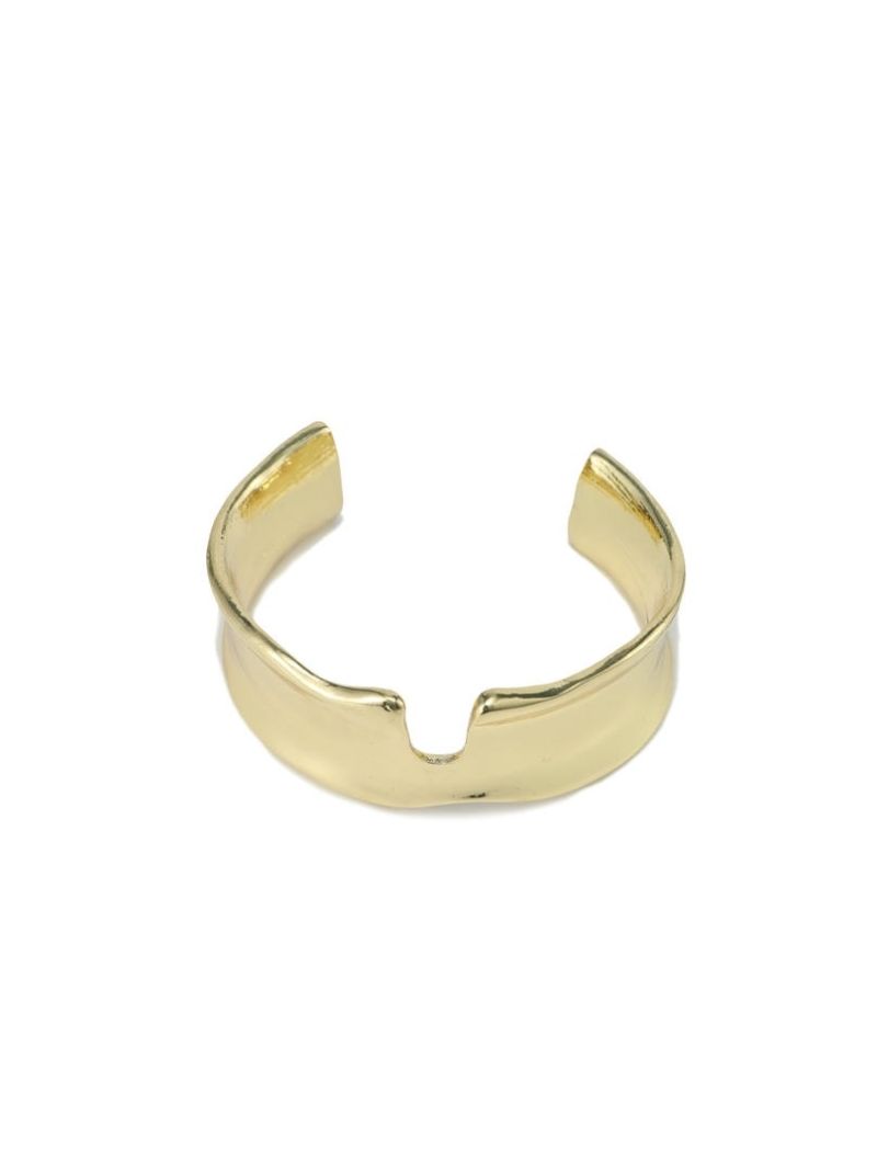 Open Gold Bangle