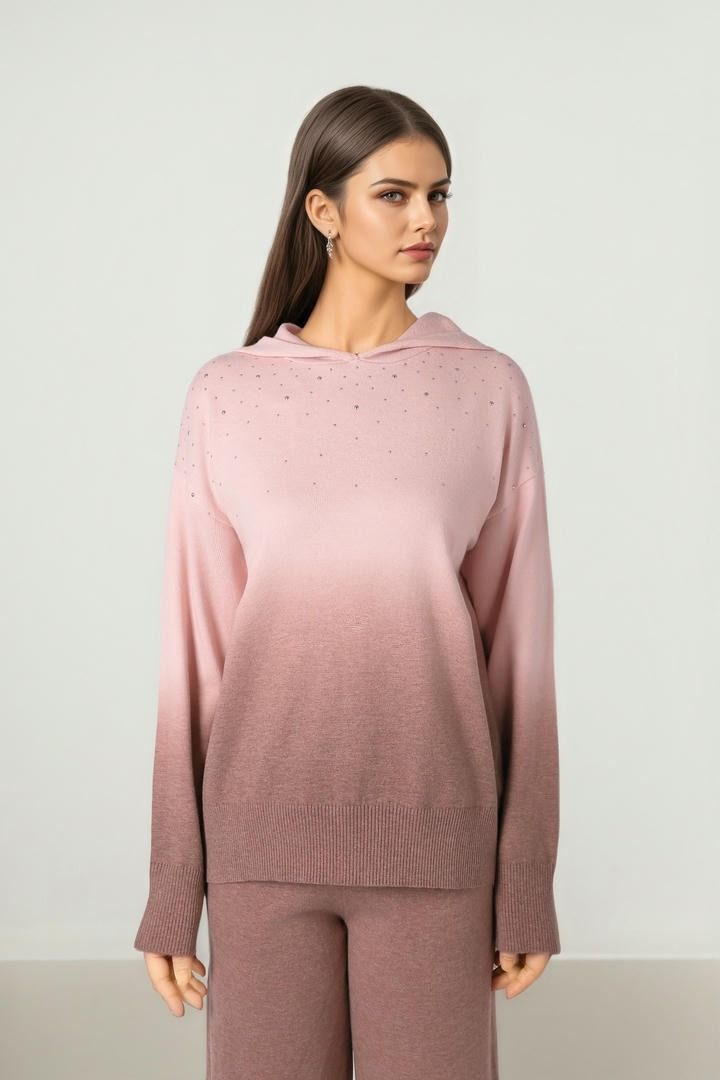 Ombre Knit Pullover