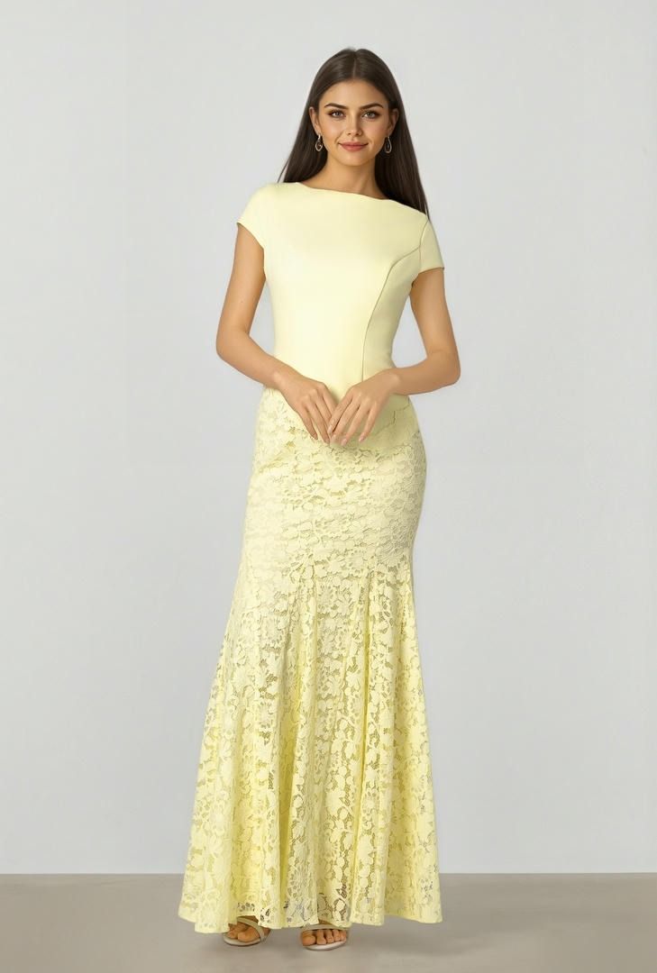 Lace Hem Dress