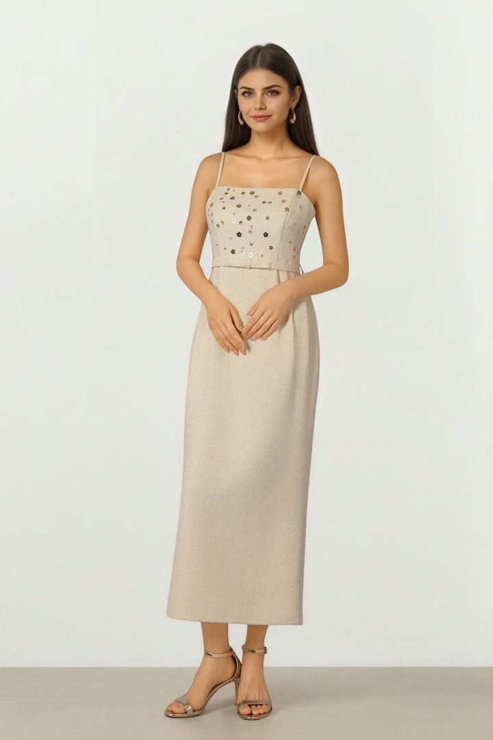 Belted Tweed Dress
