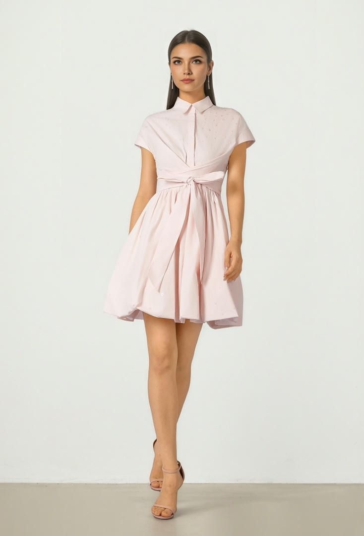 Belted Shirt Dress