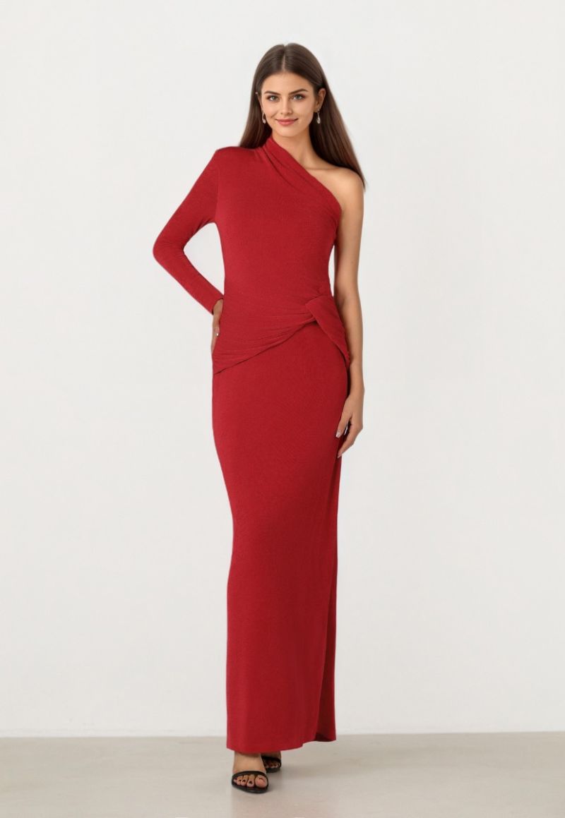 Red Jersey Dress