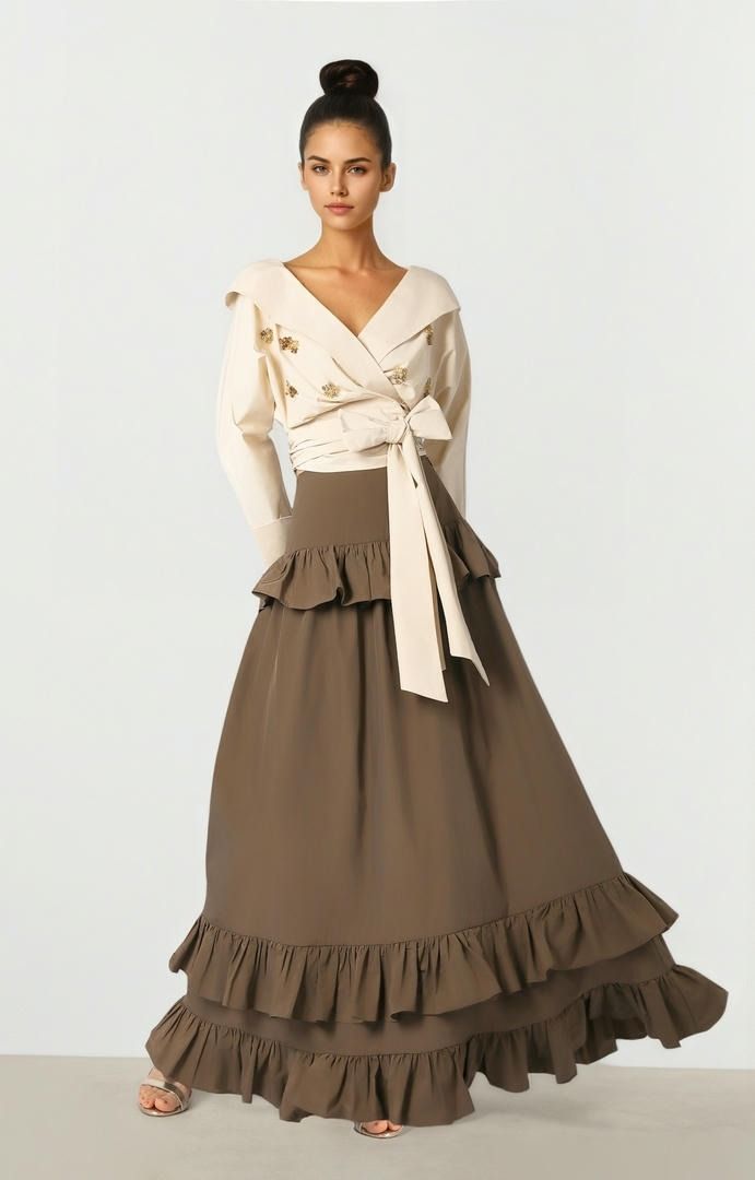 Tiered Ruffle Skirt