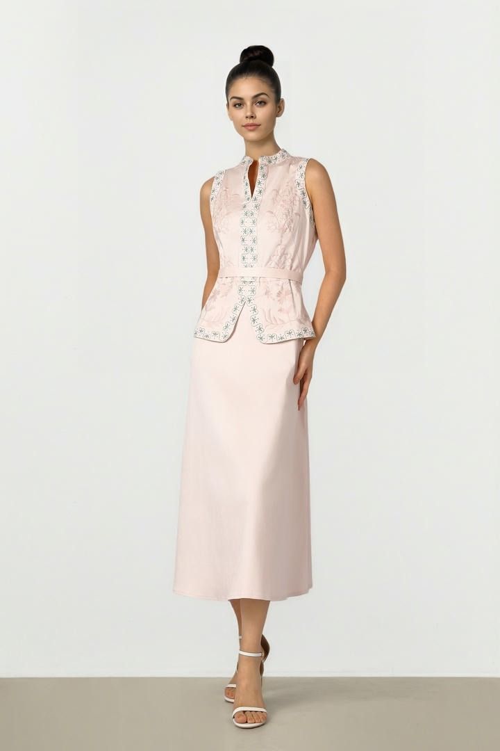 Convertible Twill Dress