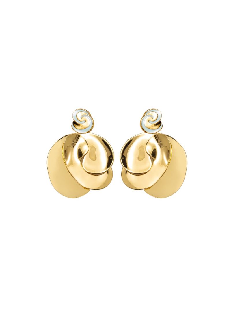 Twisted Flower Earring
