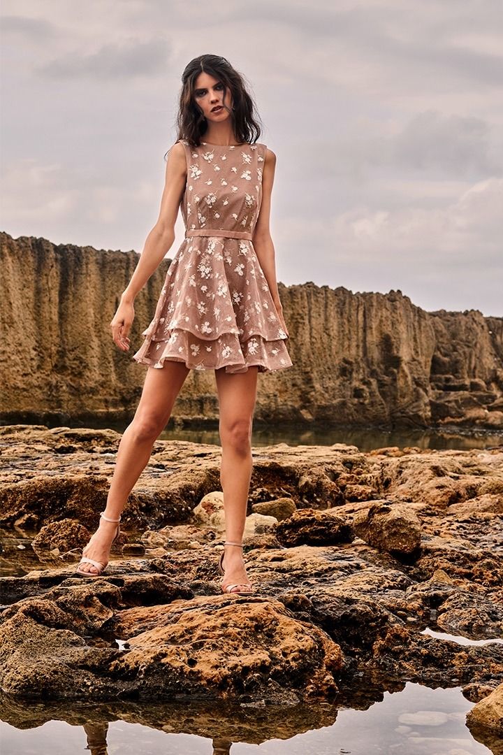 Tiered short dress