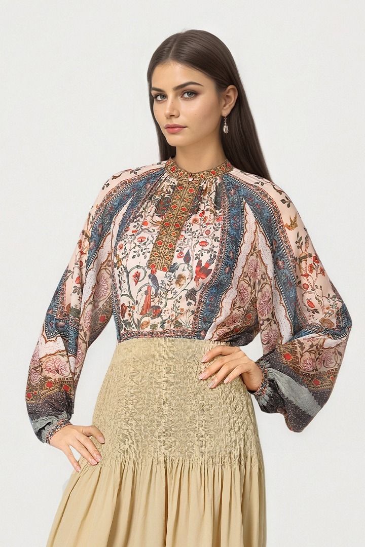 Printed Loose Top