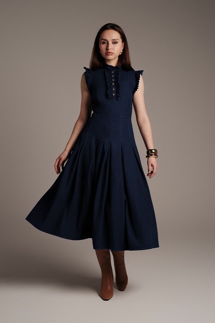 Denim Midi Dress