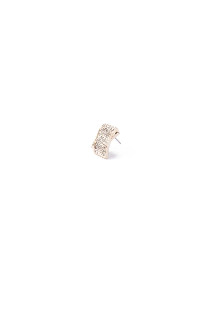 Gold crystal earrings