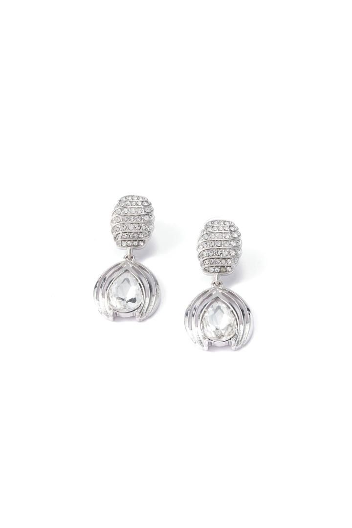 Silver Double Drop Earrings