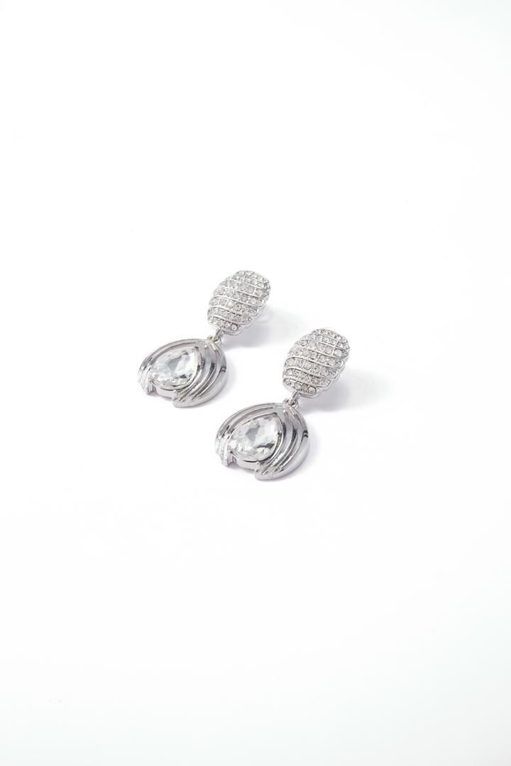 Silver Double Drop Earrings