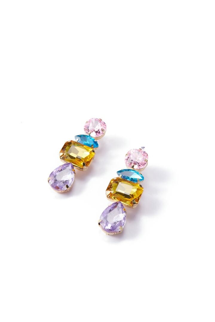 Colored stones earrings