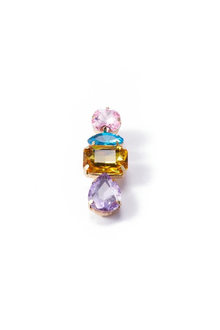 Colored stones earrings