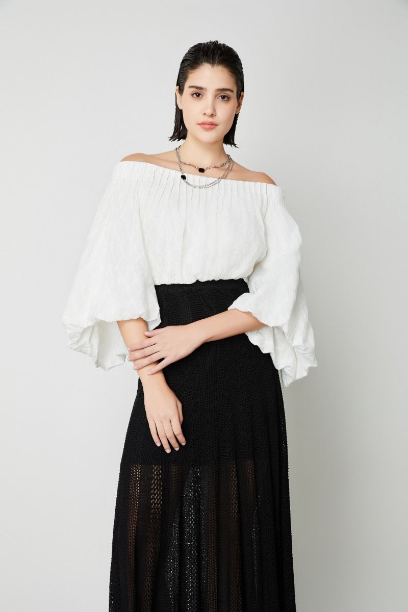 unique patterned blouse