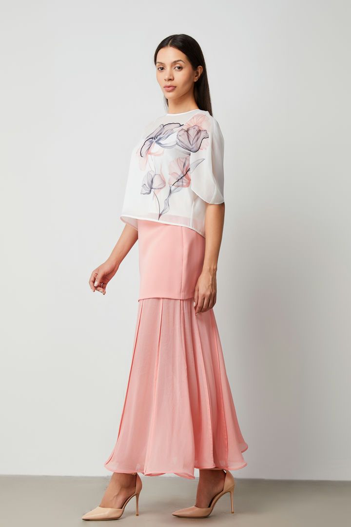 Sheered layer skirt