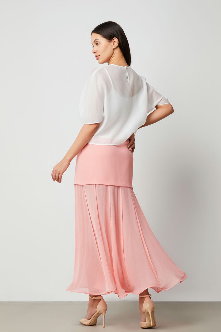 Sheered layer skirt