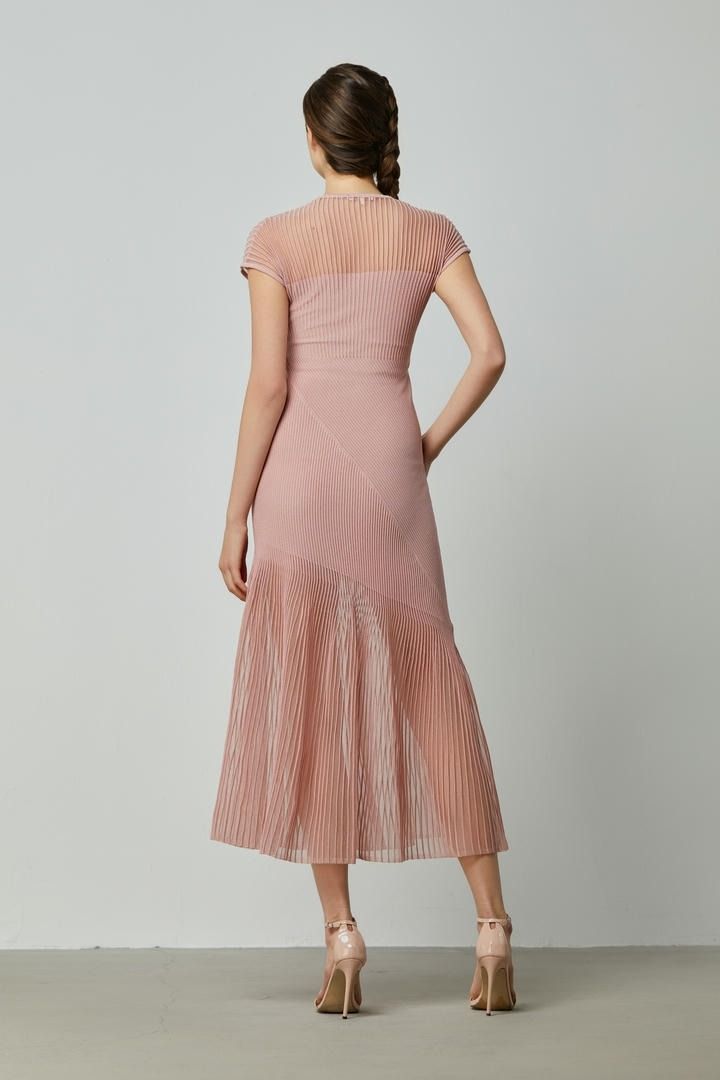 Ribbed Twisted Dress