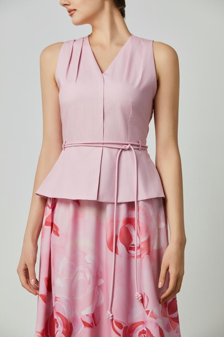 Blossom Peplum Maxi Dress