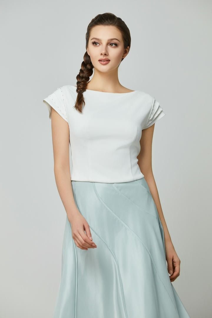 Layered short sleeve top