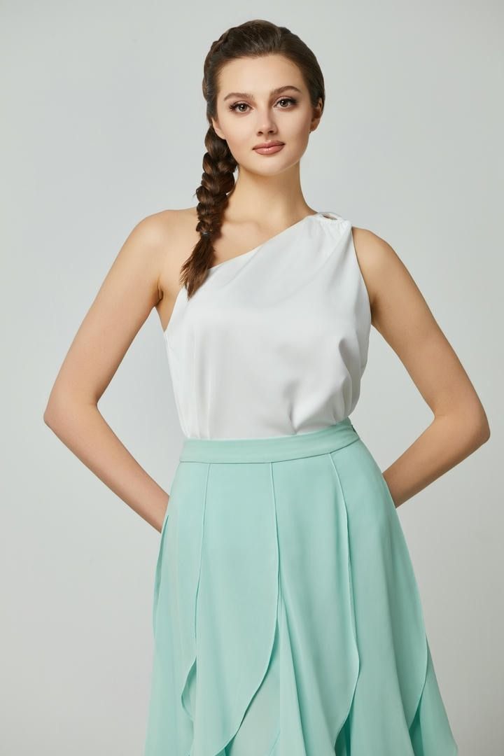 Elegant One-Shoulder Top