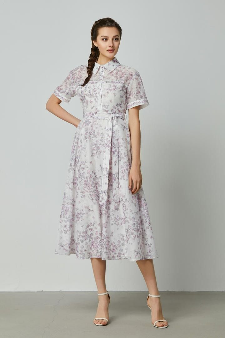 A-Line Printed Dress
