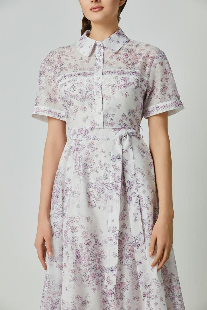 A-Line Printed Dress