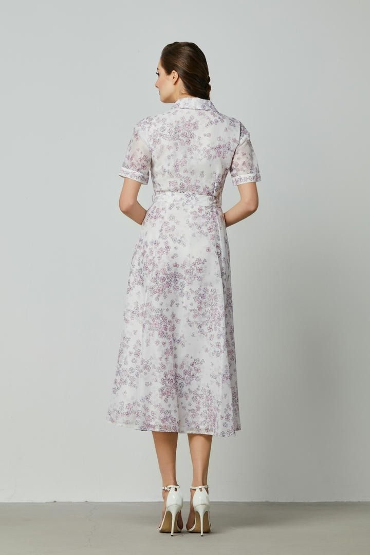 A-Line Printed Dress