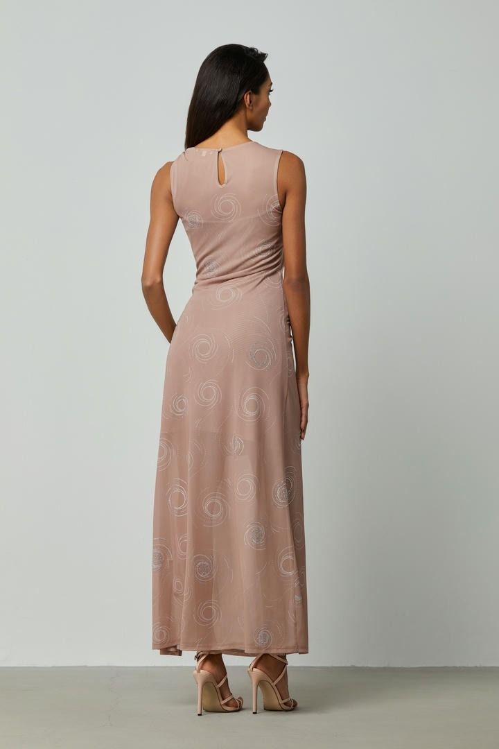 Sparkling Print Fitted Dress