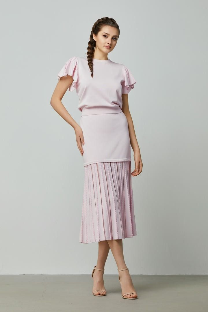 Knit A-Line Skirt