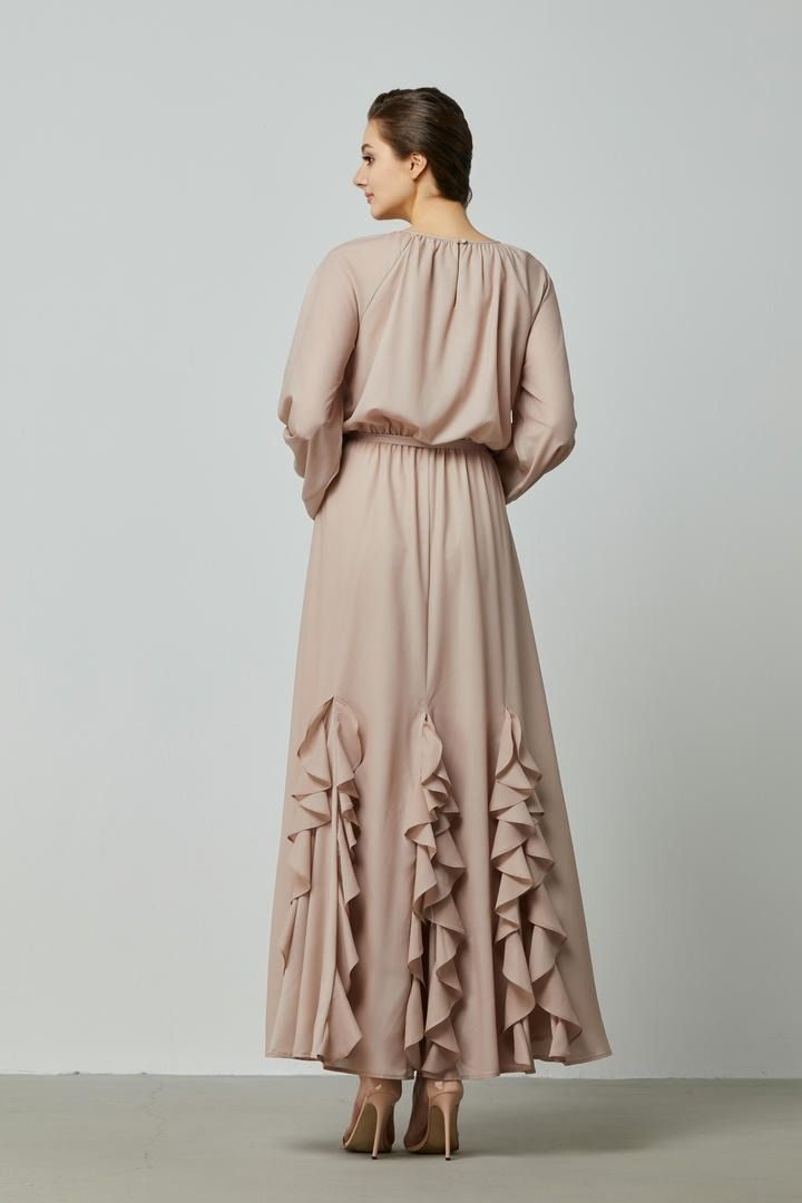 Ruffle Grace Printed Dress