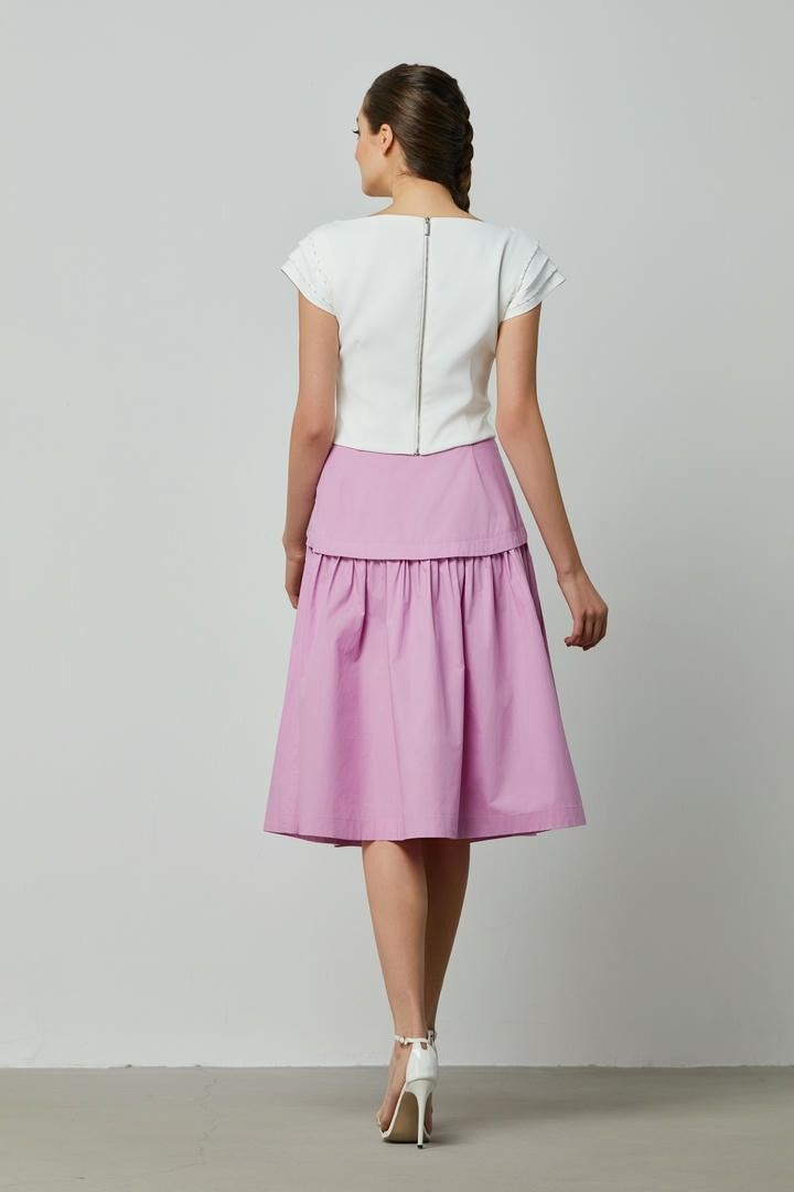 Cotton A-Line Skirt