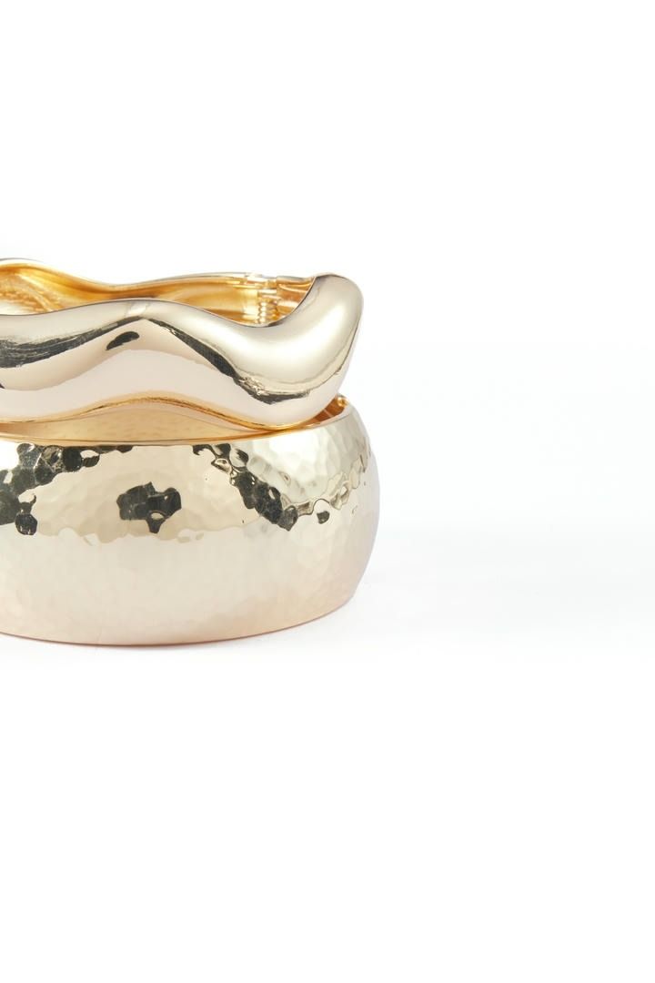 Gold bangle bracelet