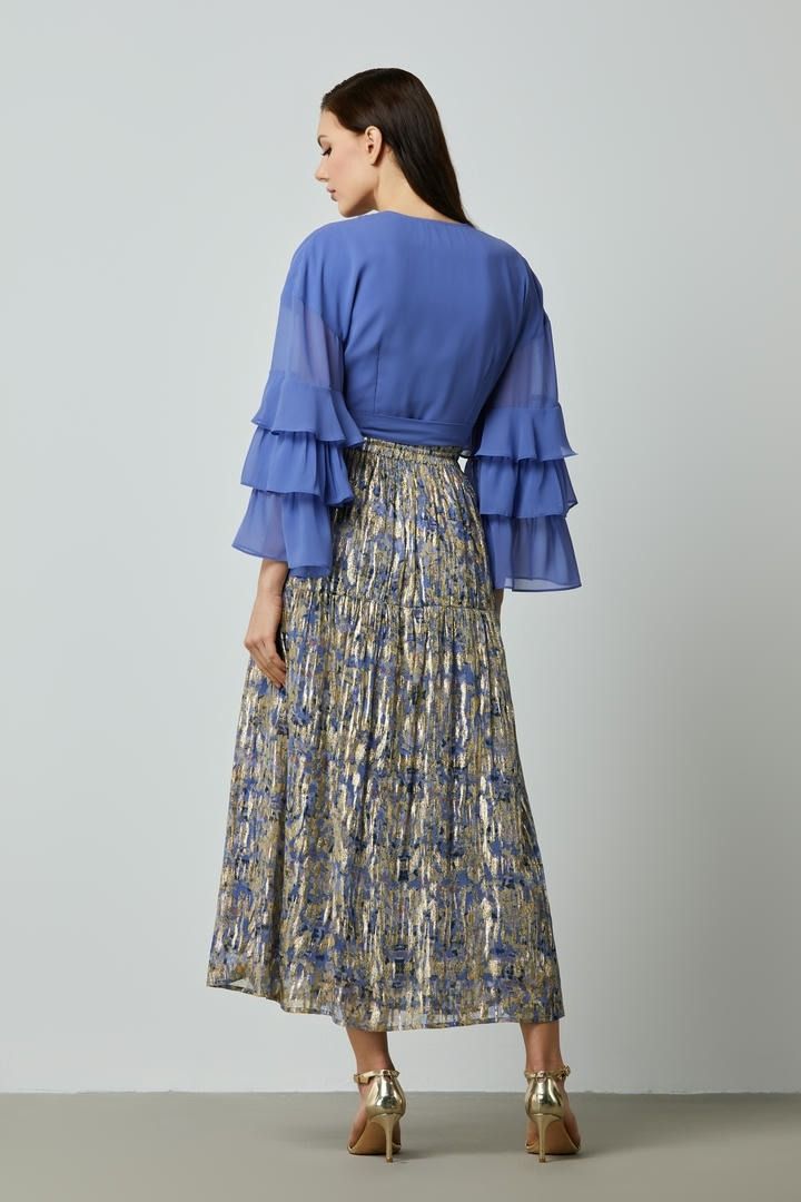 Jacquard Charm High-Waist Skirt