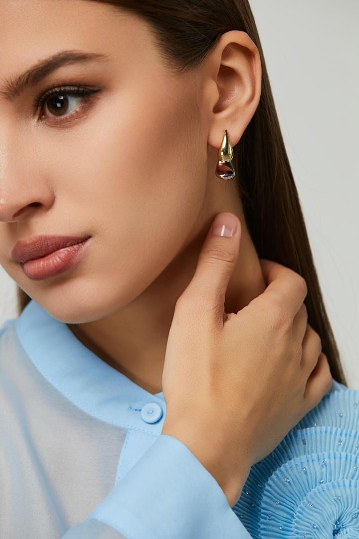Double drop earrings