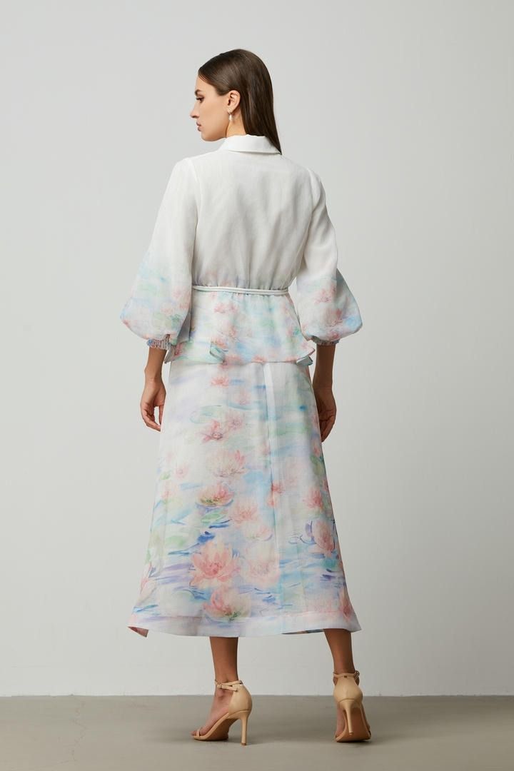 Balloon sleeves dress
