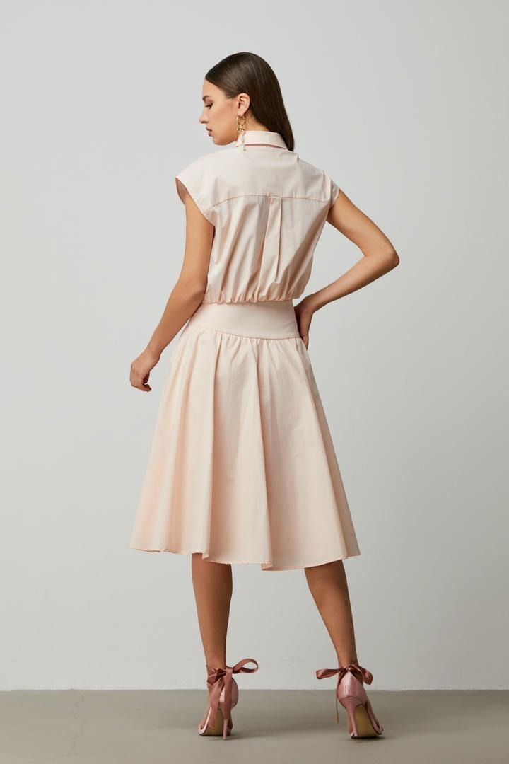 Floral classic cotton skirt