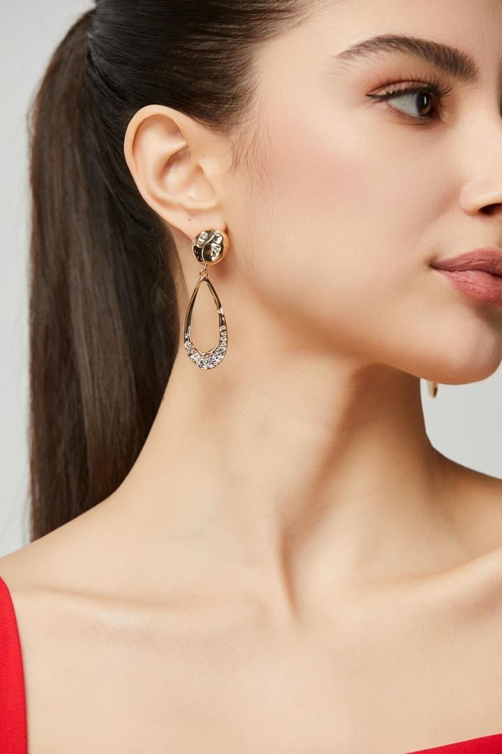 elegant double-drop earrings
