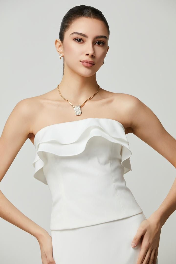 Ruffles Details Top