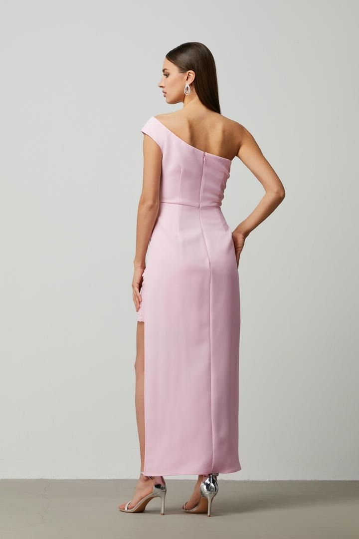 Pink Asymmetrical Dress