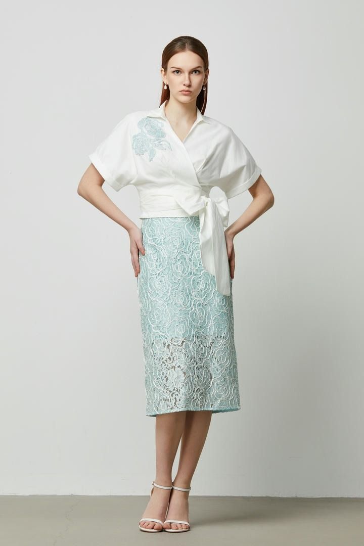 Pencil Lace Skirt